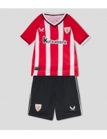Athletic Bilbao Domácí dres pro děti 2023-24 Krátký Rukáv (+ trenýrky)